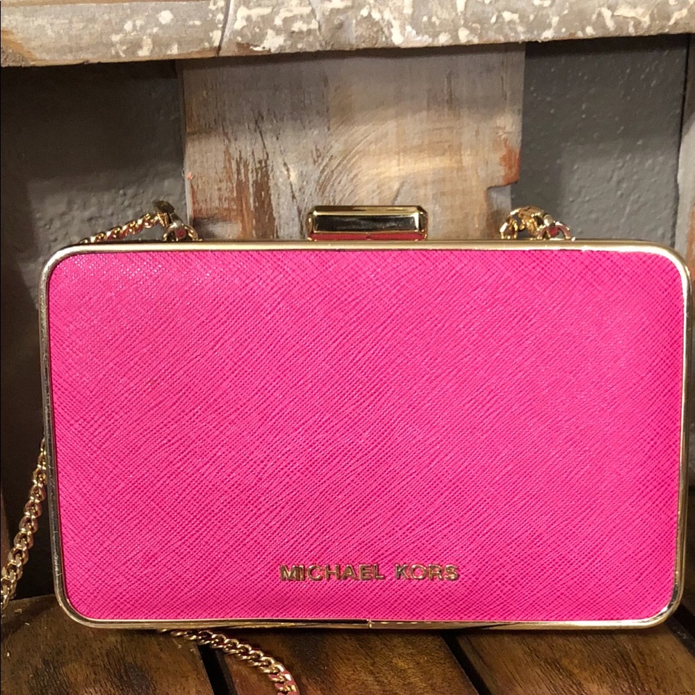 Michael Kors unique hard case crossbody